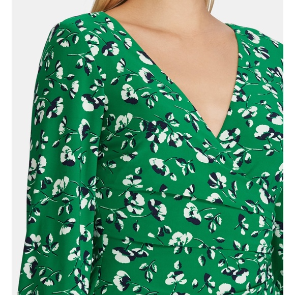 Lauren Ralph Lauren Floral Print Jersey Dress - Picture 2 of 9
